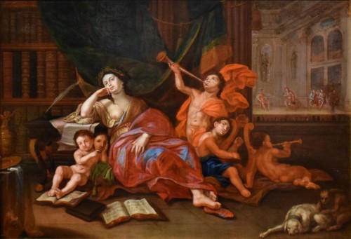 Allegory of the Theater, french school of the 18th century